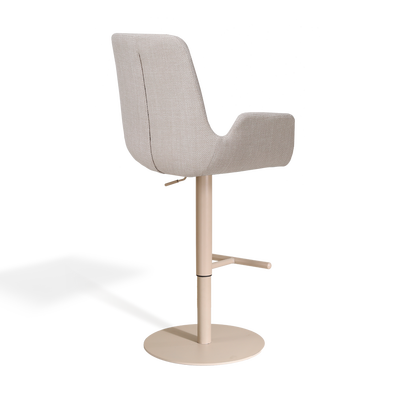 Niva-Eef draaibare tulp barkruk - beige