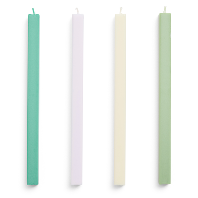 HAY Square Candle | Set van 4