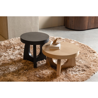 Tala bijzettafel mdf fineer naturel 35xo55 cm