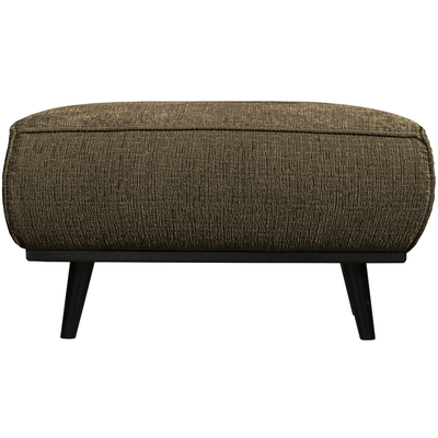 Statement hocker lichtbruin melange