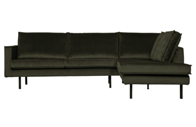 BePureHome hoekbank Rodeo fluweel