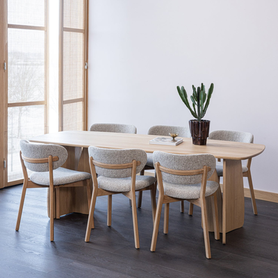 Veere eettafel 220x100 cm mystic brown [fsc]