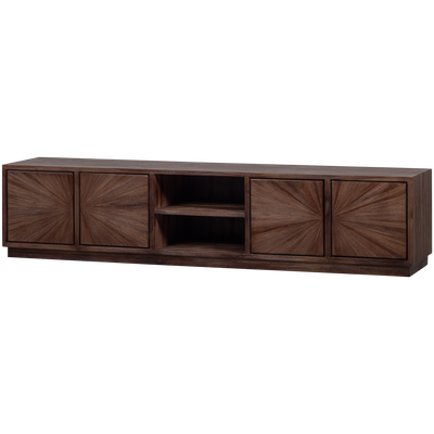 Sun tv meubel recycled teak bruin