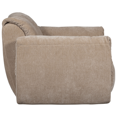 Baggy loveseat geweven chenille bruin