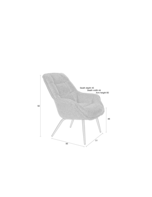 Housecraft living loungestoel Thomas Comfortable