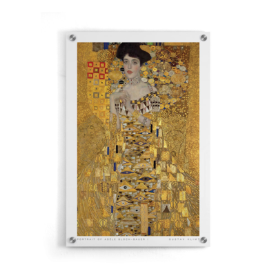Walljar plexiglas schilderij - Gustav Klimt - Portret Van Adèle Bloch-Bauer I