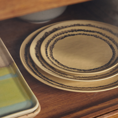 HKliving Servies 70's ceramics ontbijtbord
