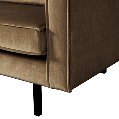 Rodeo 2-zits bank velvet taupe [fsc]