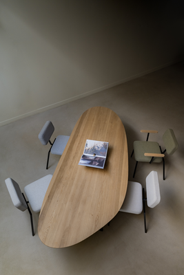 Studio HENK tafel New Classic Blob, zwart frame - Smart Collectie