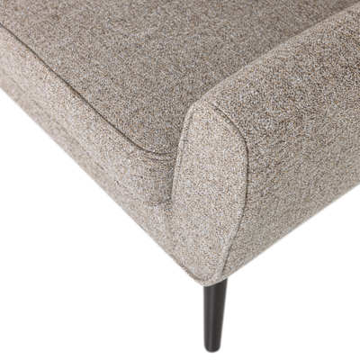 Rocco xl bank 230 cm velvet off white [fsc]