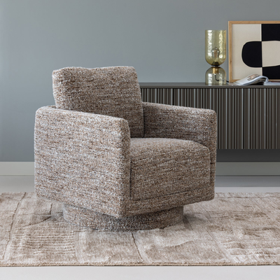 Oska draaifauteuil naturel melange