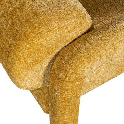 Lenny fauteuil met dessin grijsblauw