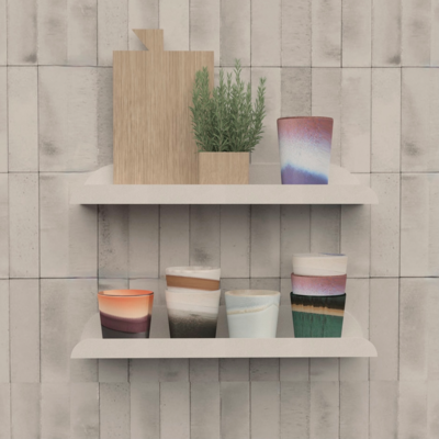 Keukenplankjes LIMA 40cm - set van 2 plankjes