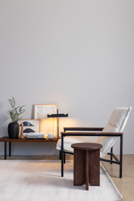 Fauteuil Irma bouclé