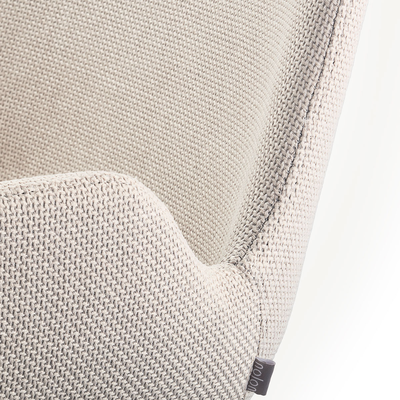 Niva-Eef draaibare tulp barkruk - beige