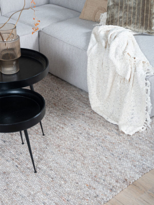 Vloerkleed Stone Donker Beige
