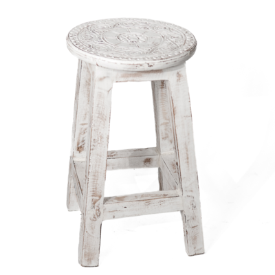 Krukje mandala white wash