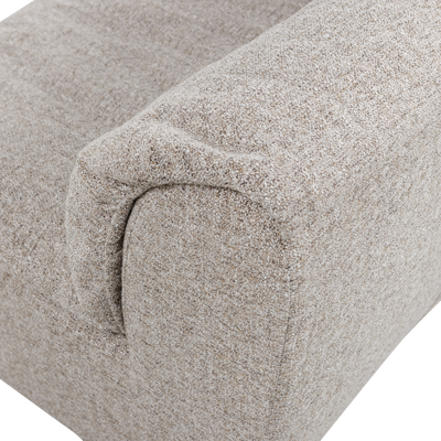 Baggy 1-zits element geweven chenille oudroze