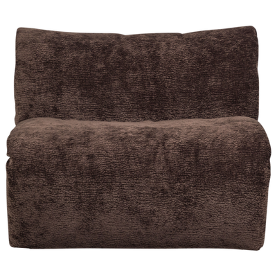 Baggy 1-zits element geweven chenille oudroze