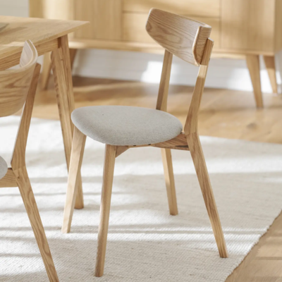 Eetkamerstoel eikenhouten Ami