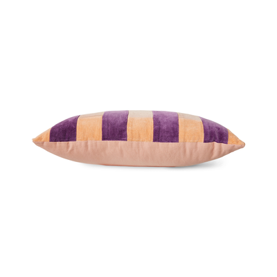 Striped velvet cushion Midsummer