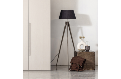 Vloerlamp Omar zwart
