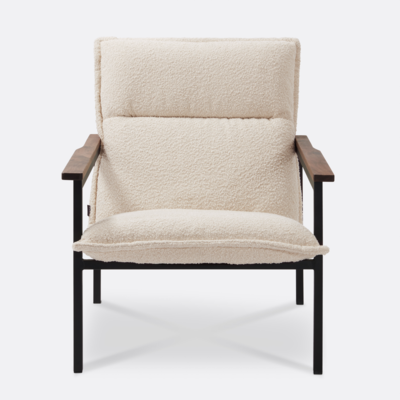 Fauteuil Irma bouclé