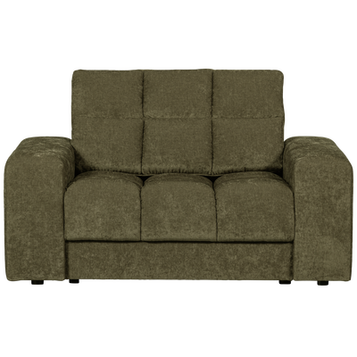 Second date loveseat velvet warmgrijs