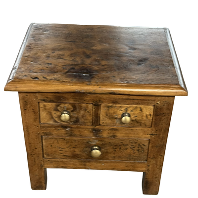 Tafeltje 3l naturel finish uniek