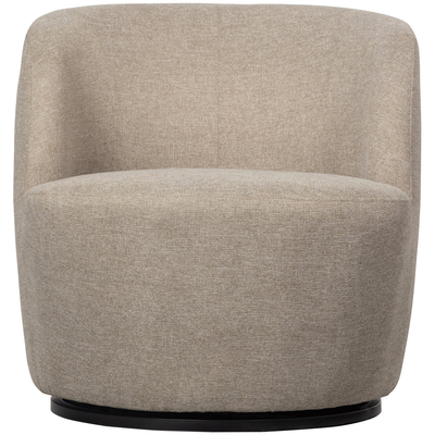 Serra draaifauteuil naturel melange