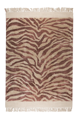 Bold Monkey vloerkleed Zebra friendly roze