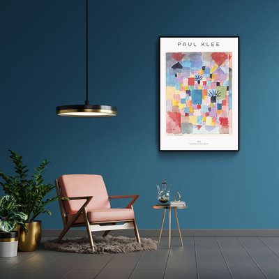Walljar poster ingelijst - Paul Klee - Southern Gardens