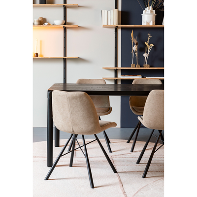 Zuiver Storm Eettafel Zwart