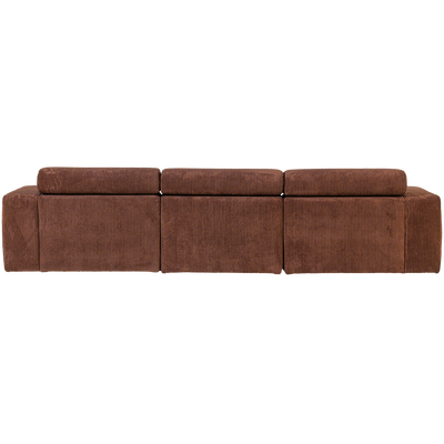 Novi chaise longue bank links oranje melange