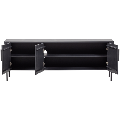 Gunnar tv meubel 154 cm grenen mud [fsc]