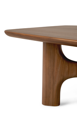 Salontafel Flow teak wild brown 150x60 cm