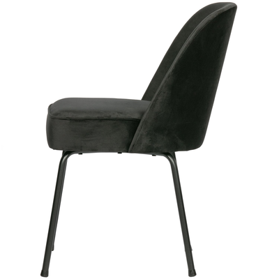 Vogue eetkamerstoel structure velvet brass