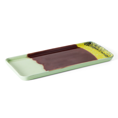 HKliving Servies 70's ceramics cake tray Cherry