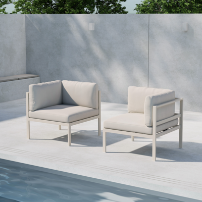 Modulair tuin hoekelement Glen