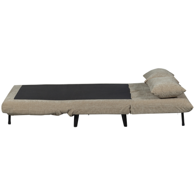 Xem 1-persoons slaapbank velvet naturel