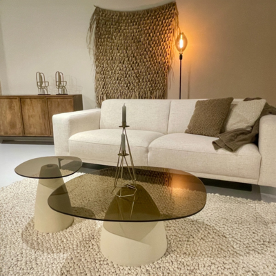 Salontafel Milan rookglas