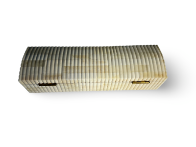 Pennenbak bone inlay wit