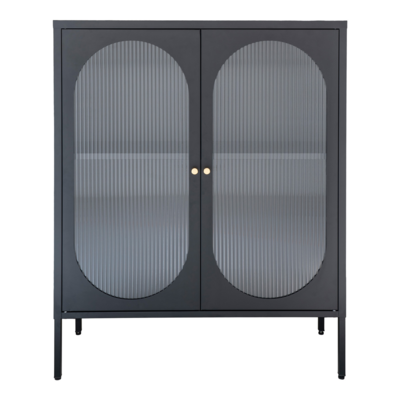 Metalen vitrinekast Abbey - 90 x 110 cm