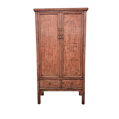 kast 2 deur 2 la roze/rood uniek