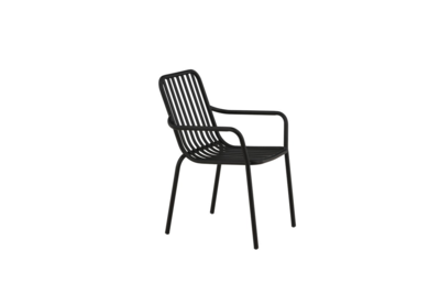 Electra Tuinstoel - Set van 2 - Zwart