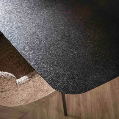 Eettafel Stoer Staal Zwart