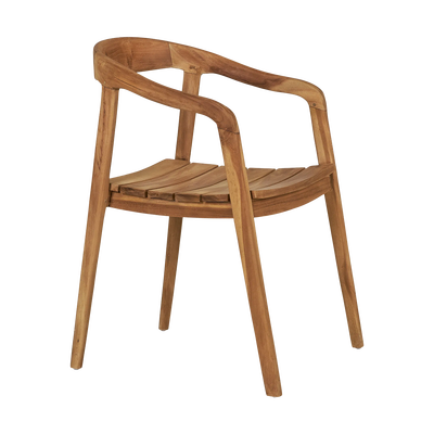 Houten tuinstoel Claudette