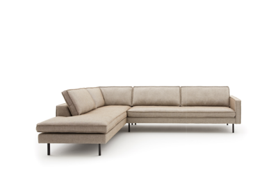 Loods 5 Design hoekbank Slimm Stof Outside links
