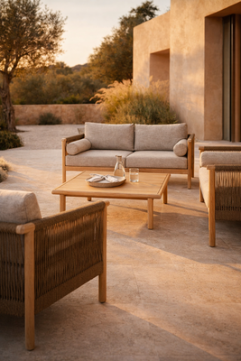 Outdoor bank + salontafel Oasis