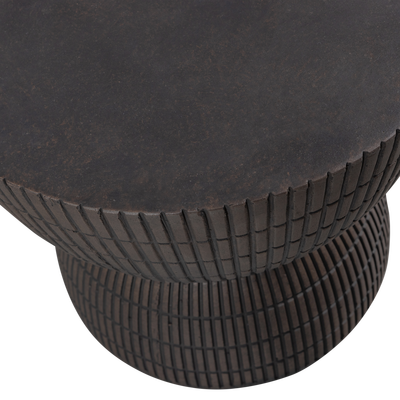 Samson bijzettafel fiber clay coffee 44xo37 cm